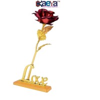 OkaeYa Red Rose 25 Cm Gift Box And Beautiful Carry Bag